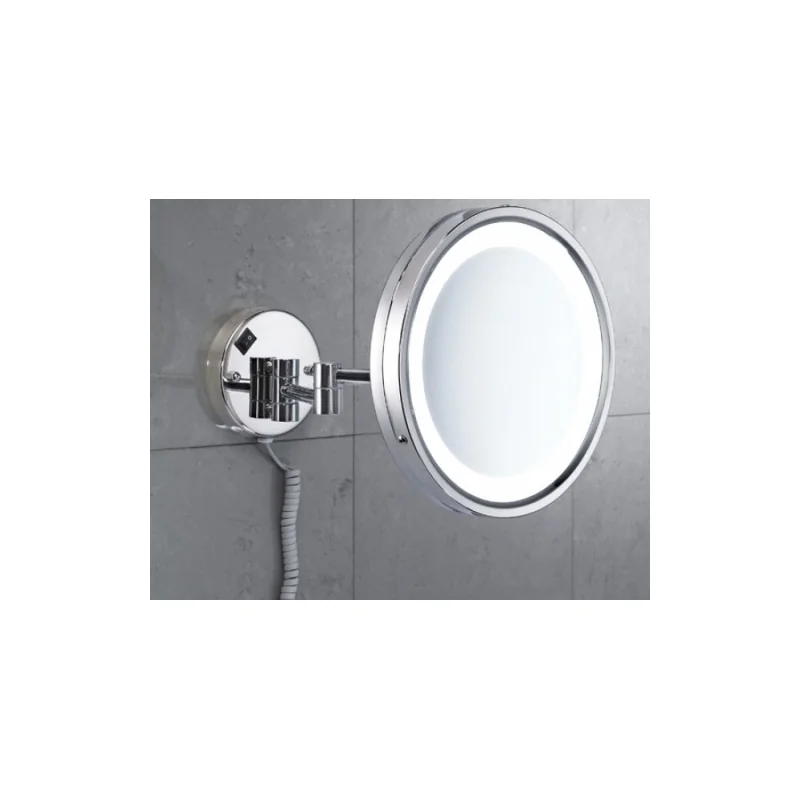 Miroir mural orientable grossissant avec Eclairage LED - 2118 Vincent