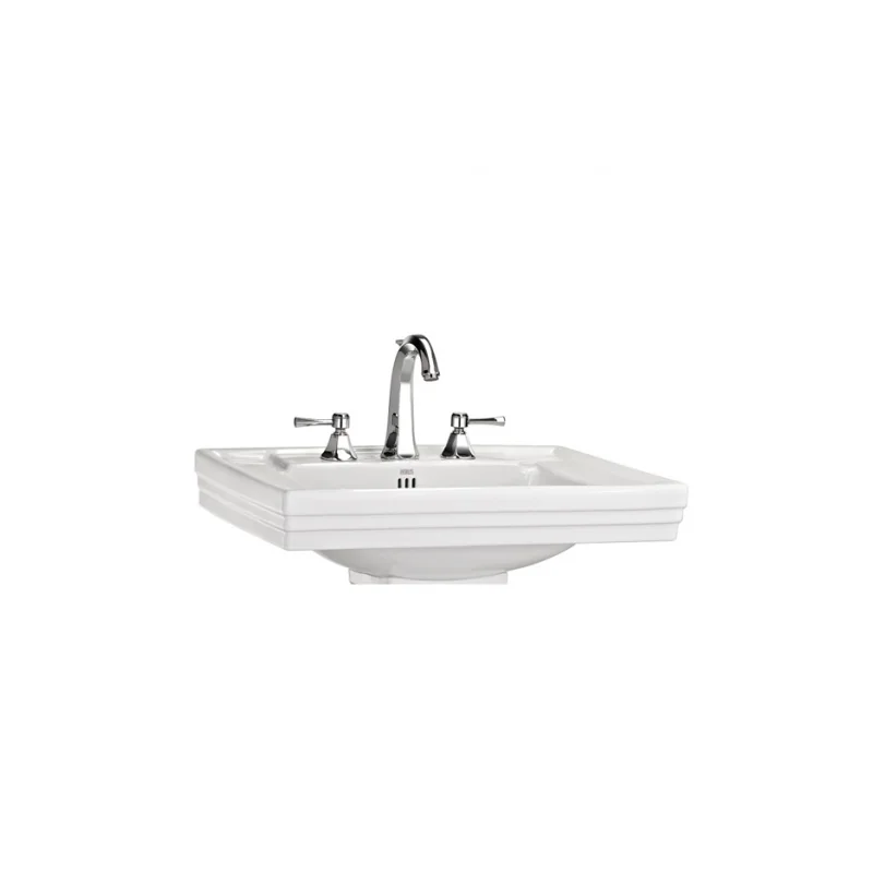 Lavabo en céramique rétro ASCOTT 640mm - 3 trous