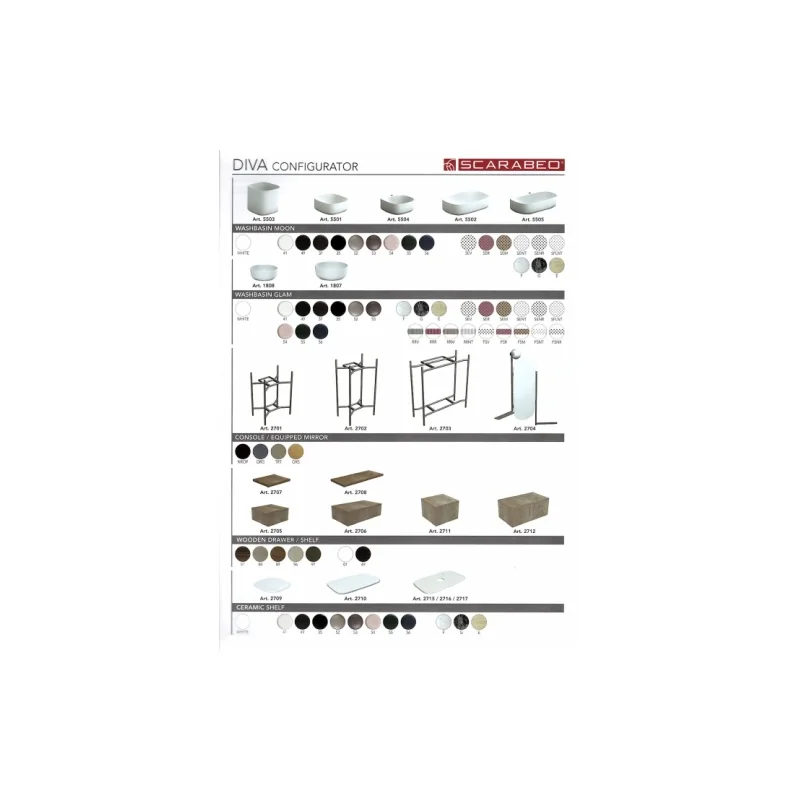 Ensemble complet laila console+vasque+miroir - div26b — vue 9