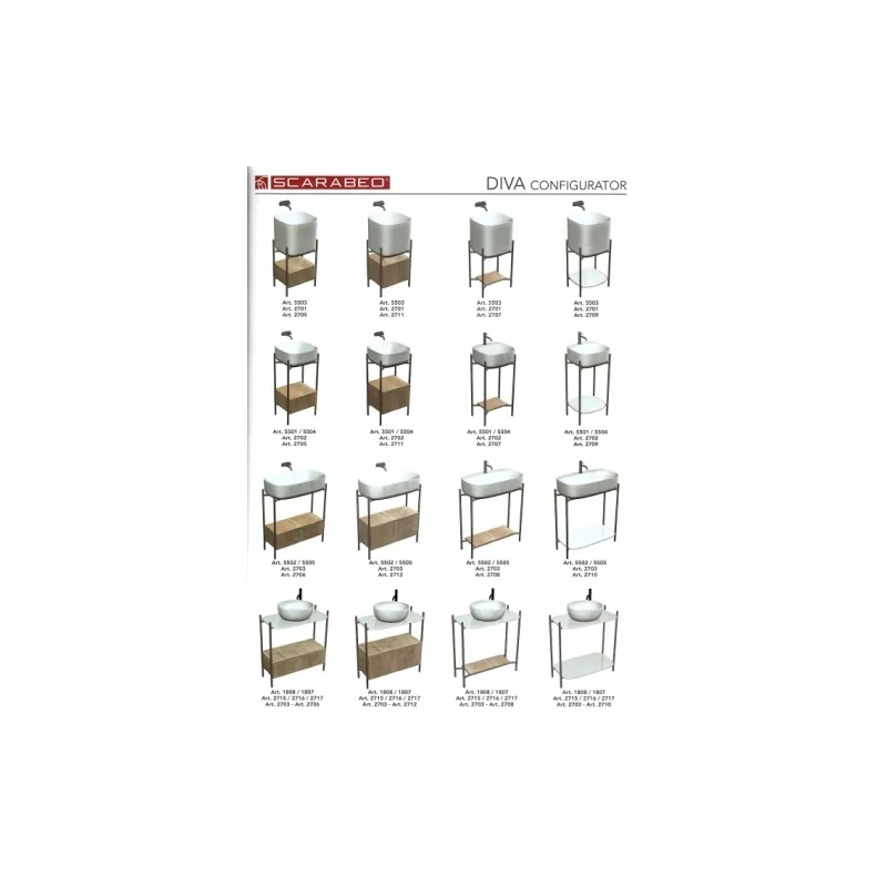 Ensemble complet laila console+vasque+miroir - div26b — vue 10