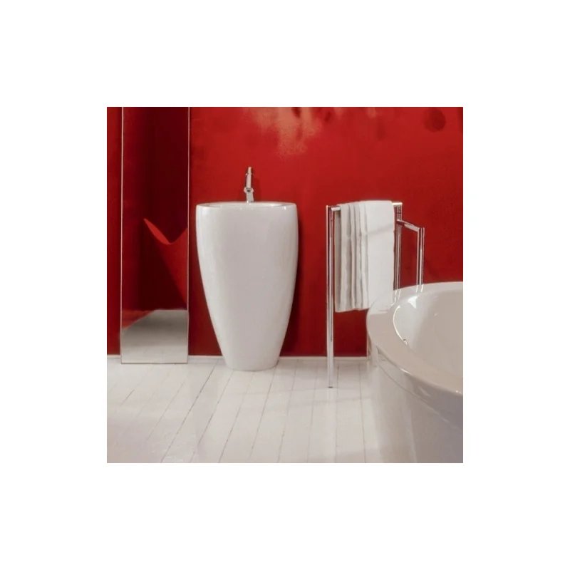 Lavabo avec colonne indépendant "tam-tam" alessi laufen — vue 5