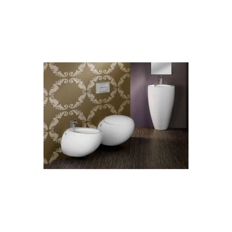 Lavabo avec colonne indépendant "tam-tam" alessi laufen — vue 7