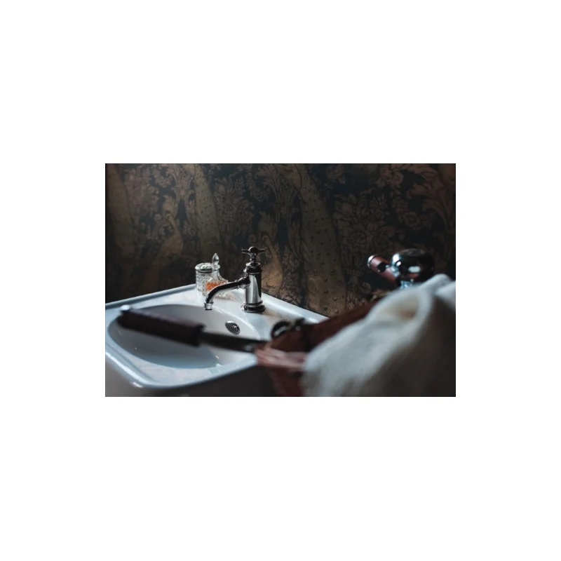 Lavabo bicyclette pashley avec étagère en bois — vue 3