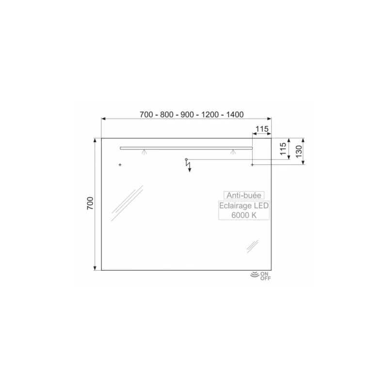 Meuble de salle de bains swing millésime blanc 120 cm — vue 4