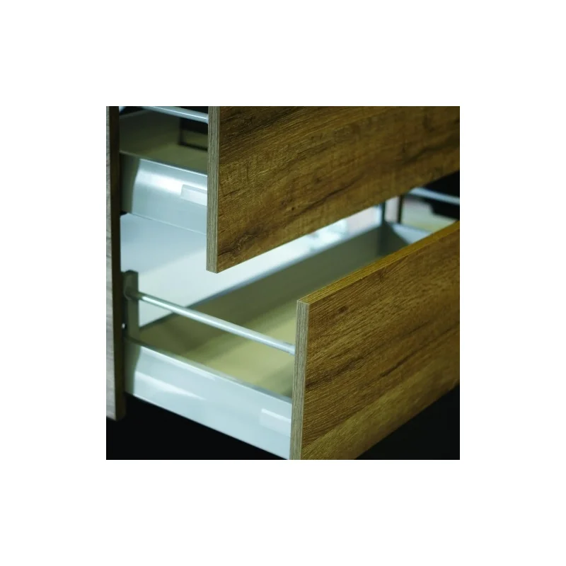 Meuble double-vasque infini 120 cm canelle 3t — vue 6