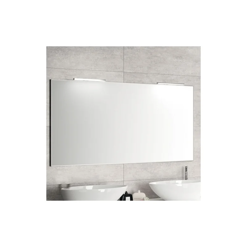 Meuble double-vasque steel 120 cm - acier noir + hêtre lamina naturel — vue 6