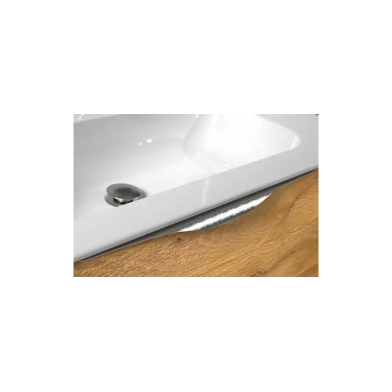 Meuble le french blanc chêne clair avec miroir antibuée 120cm — vue 9