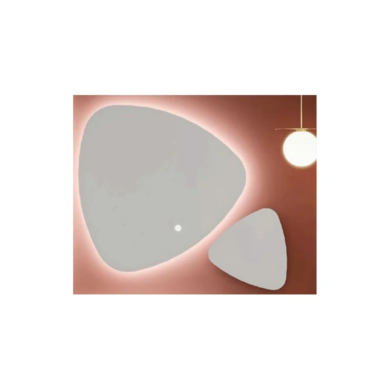 Meuble simple vasque galbé yliade 110 cm gris mat — vue 7