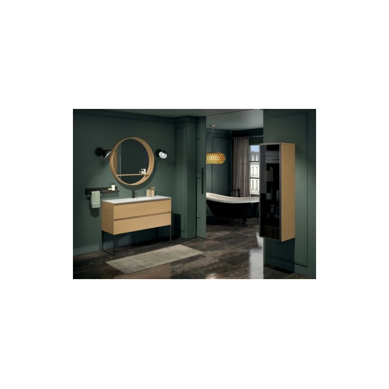 Meuble simple vasque oakwood 120 cm chêne clair