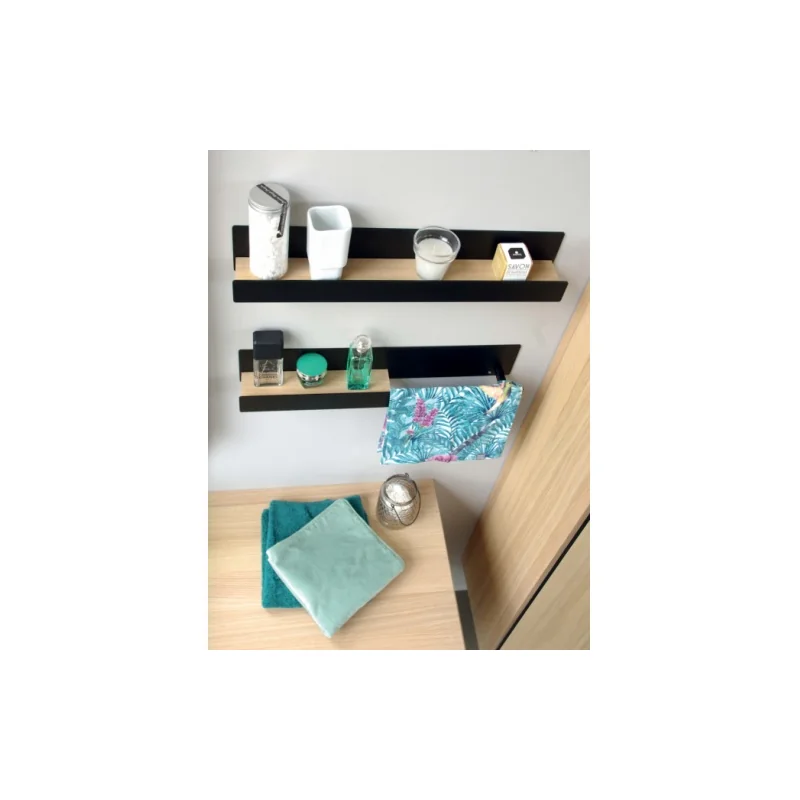 Meuble simple vasque oakwood 120 cm chêne clair — vue 8