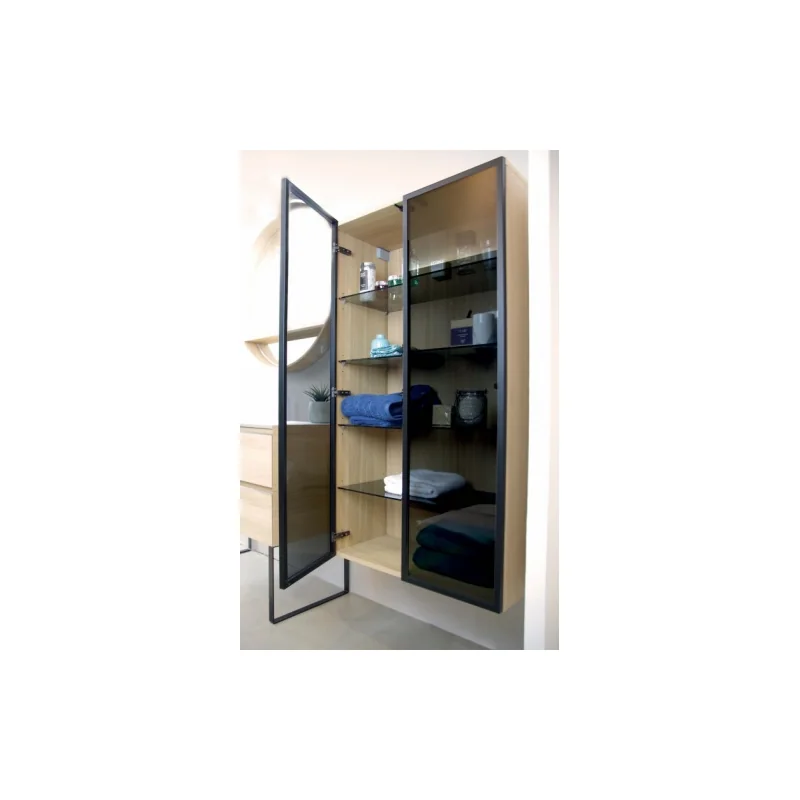 Meuble simple vasque oakwood 120 cm chêne clair — vue 9