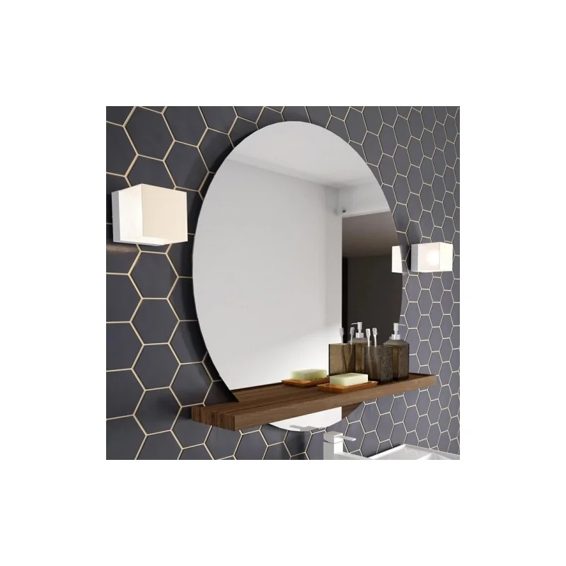 Meuble simple vasque steel 100 cm - blanc mat et hêtre lamina foncé — vue 6