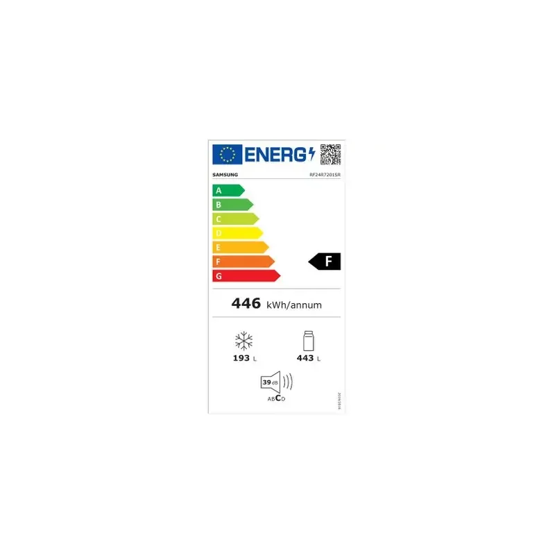 Réfrigérateur américain 91cm 636l ventilé - samsung - rf24r7201sr — vue 2