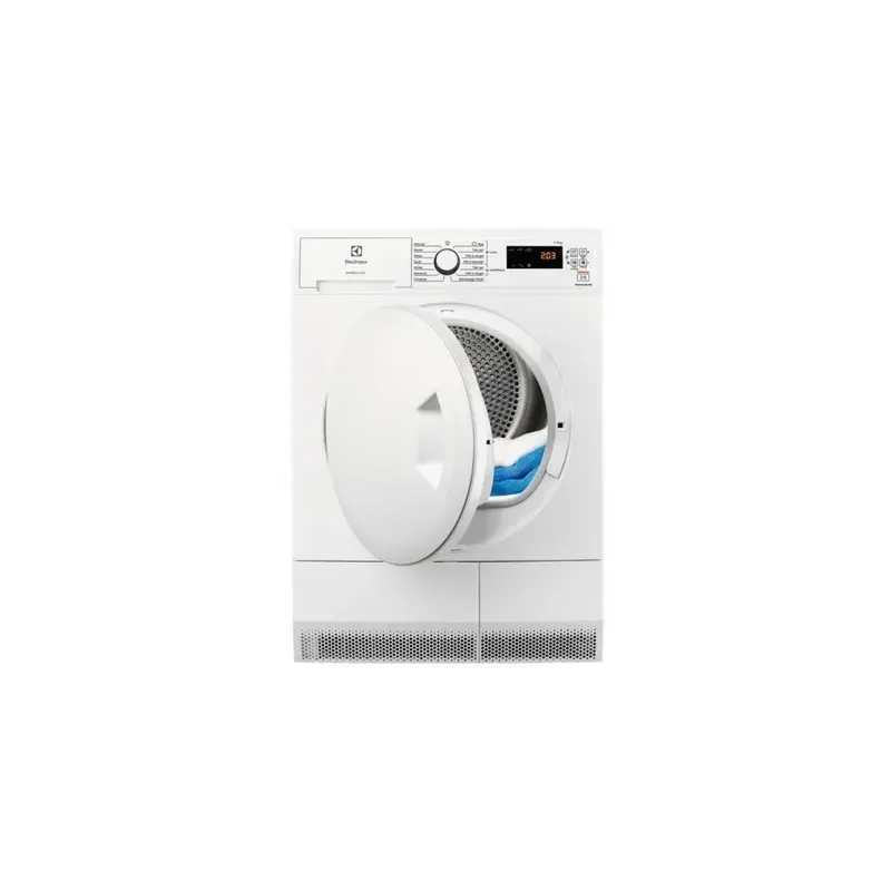 Sèche-linge frontal à condensation 60cm 7kg b blanc - electrolux - ew6c4735sc