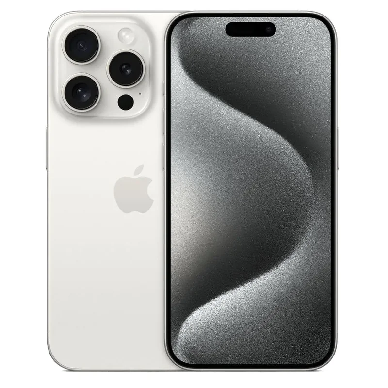 Smartphone APPLE iPhone 15 Pro Blanc 256 Go - MTV43ZD/A