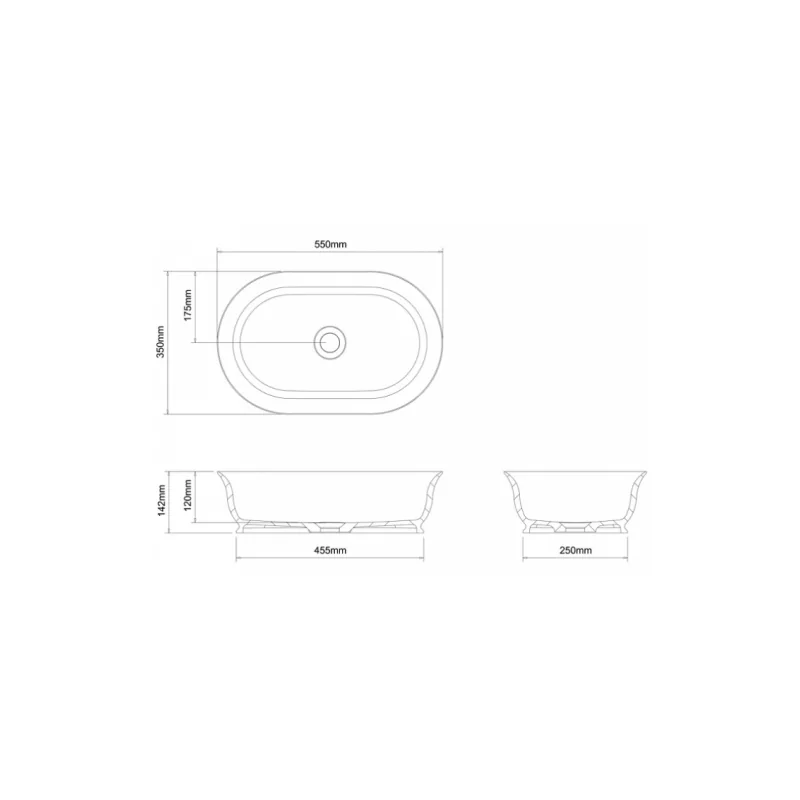 Vasque à poser clearwater florenza — vue 2