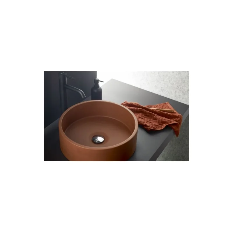 Vasque à poser en béton pesquera gris — vue 5