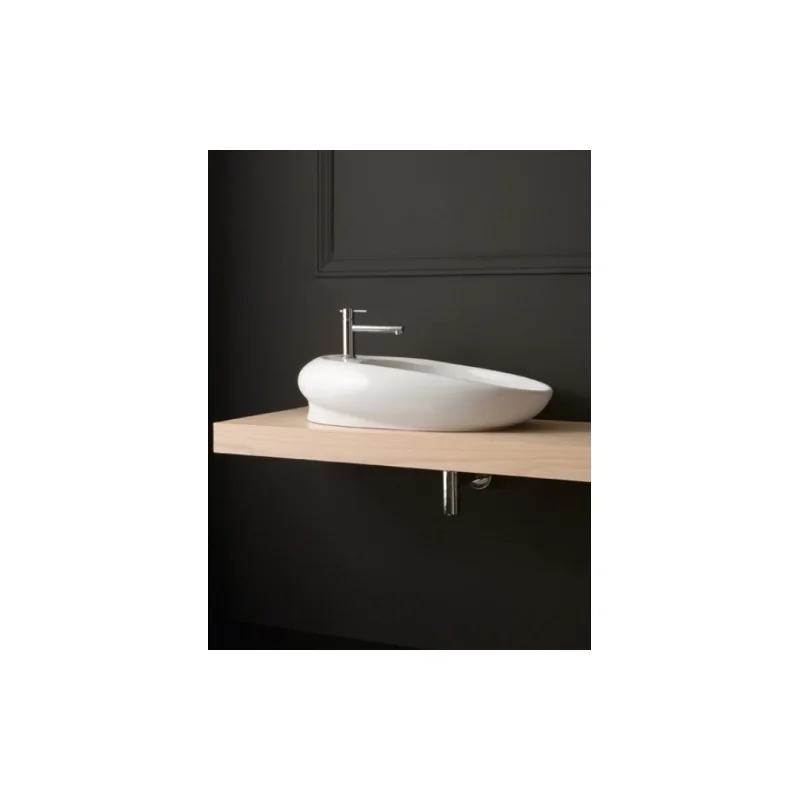 Vasque à poser moai 71/r blanche scarabeo 8602 — vue 3