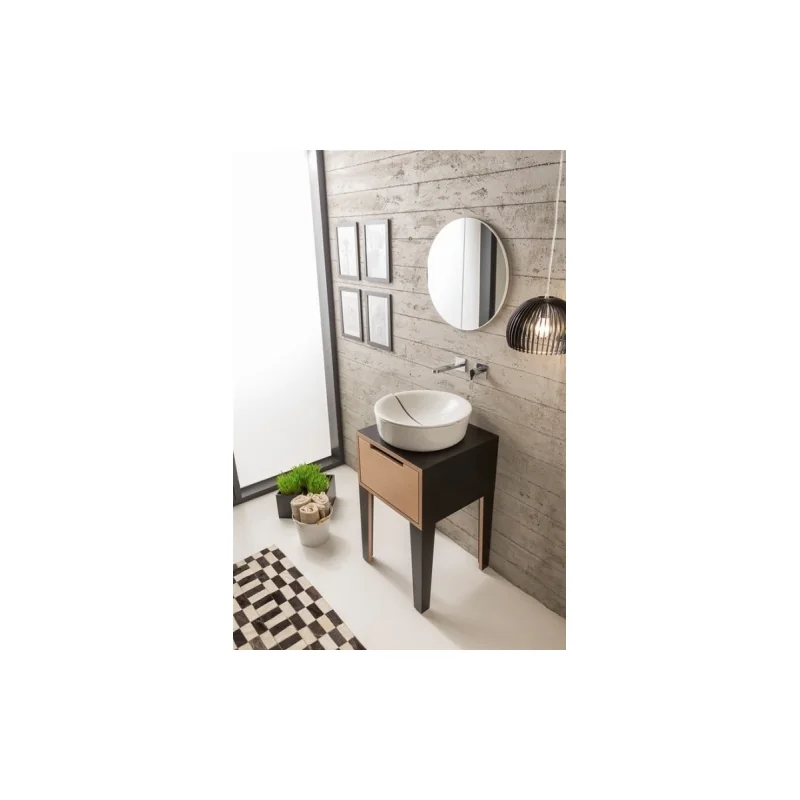 Vasque à poser ronde mizu 45 avec couvercle — vue 6