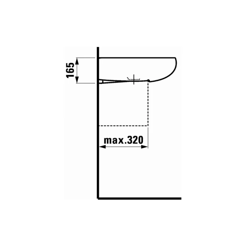 Vasque céramique alessi laufen — vue 4