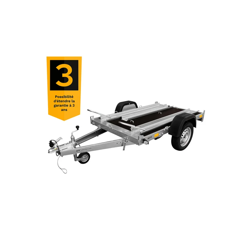 Remorque moto 2 rails UNITRAILER MOTO 2 — vue 2
