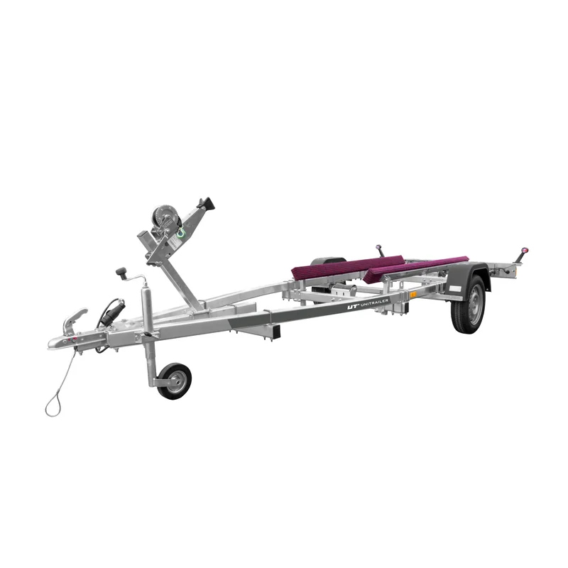 Remorque porte bateau UNITRAILER JET ALU PTAC 750 kg