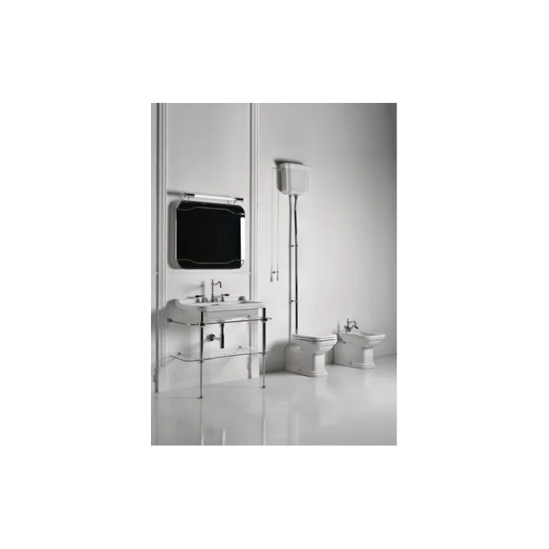 Vasque Rétro céramique WALDORF à suspendre 60 cm - 3 trous — vue 2