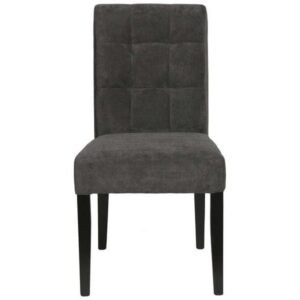 Chaise MAXWELL coloris gris/ noir