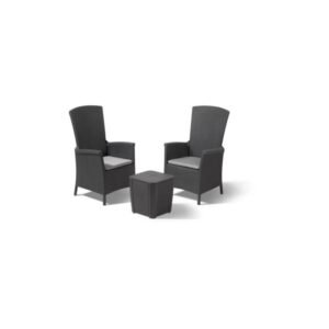 Allibert Salon de jardin  - fauteuils multipositions