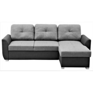 Canapé d'angle convertible réversible + coffre - T